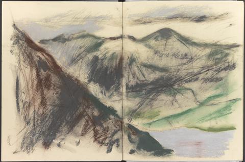 Rebecca Salter Lake District Sketchbook