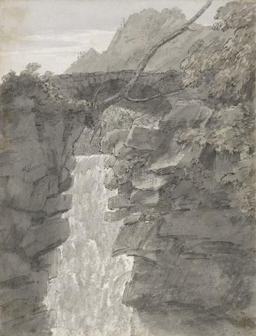 John Robert Cozens The Falls of the Reichenbach