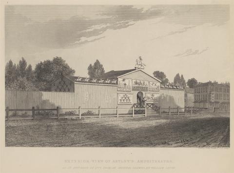Charles John Smith Exterior View of Astley's Amphitheatre