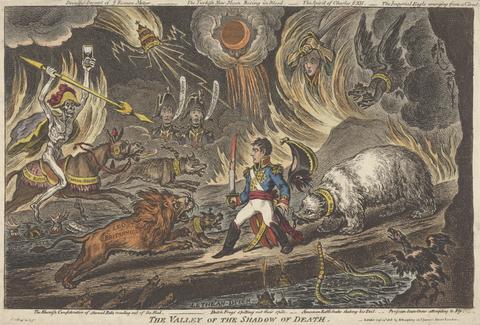 James Gillray The Valley of the Shadow of Death