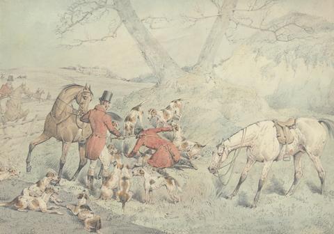 Henry Thomas Alken Foxhunting: Gone to Ground