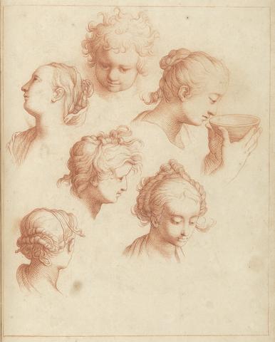 Hamlet Winstanley Sketches of Heads
