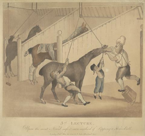 3. Lecture, / Upon the most Novel safe & sure method of Popping a Horse-Ball