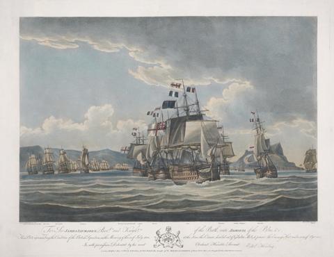 Joseph Constantine Stadler Saumerez' Action off Algeciras and Gibraltar, 6th and 12th July 1801
