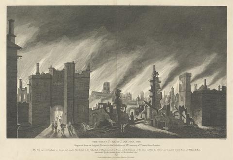James Stow The Great Fire of London, 1666