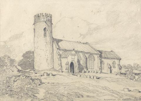 John Sell Cotman Aylmerton Church; Norfolk, from the South-West