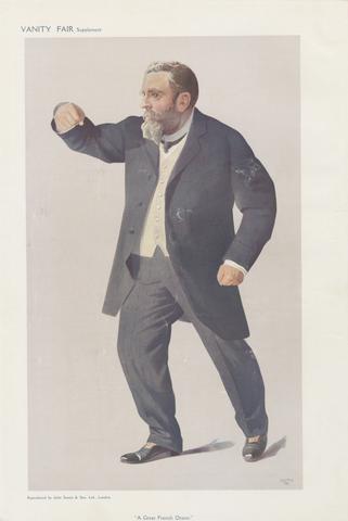 Jean Baptiste Guth Politicians - Vanity Fair. 'A Great French Orator'. Jean Leon Jaures. 7 October 1908