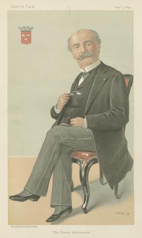Jean Baptiste Guth Politicians - Vanity Fair - 'The French Ambassador'. The Baron Chaudron de Courcel. January 31 1895