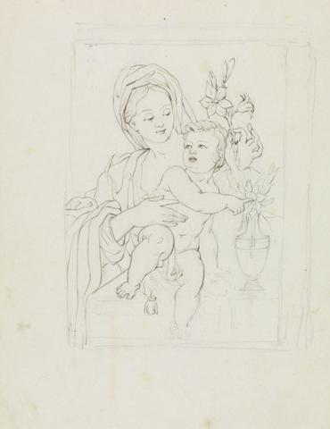 Robert Smirke Study of a Woman and Child