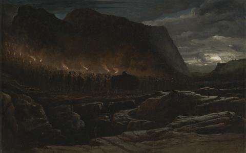 Francis Danby A Mountain Chieftain's Funeral