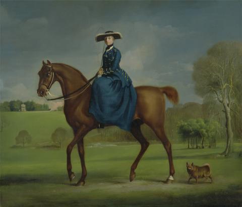 The Countess of Coningsby in the Costume of the Charlton Hunt
