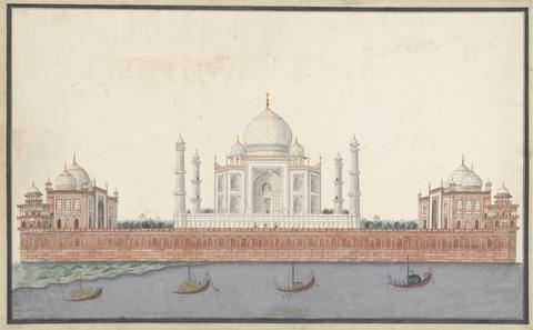 unknown artist The Taj Mahal from the River
