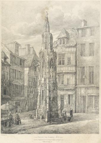 Charles J. Hullmandel La Croix de Pierre, Rouen
