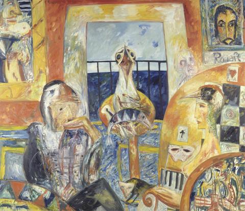 John Bellany Conversation with Fate