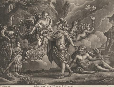 Bernard Lens II Venus Presenting Armour to Aeneas