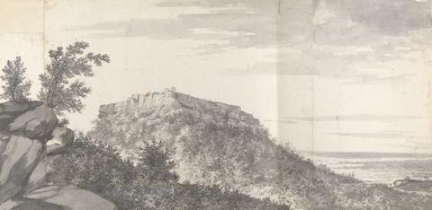 William Hodges View of the Fort of Bidjegur (Bijaigarh)