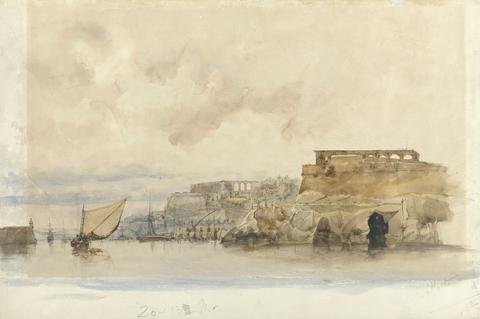 James Holland View of Valetta, Malta