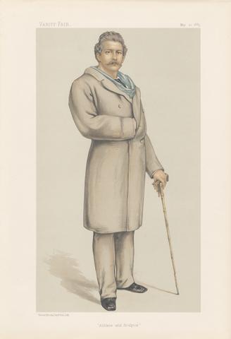 unknown artist Vanity FAir - Artists. 'Athlete and Sculptor'. Mr. Charles Bennet Lawes. 12 May 1883