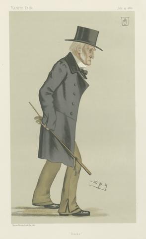 Leslie Matthew 'Spy' Ward Politicians - Vanity Fair. 'Bucks'. Sir Harry Verney. 15 July 1882
