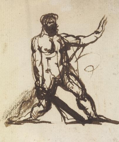 Benjamin Robert Haydon Study of a Nude Male