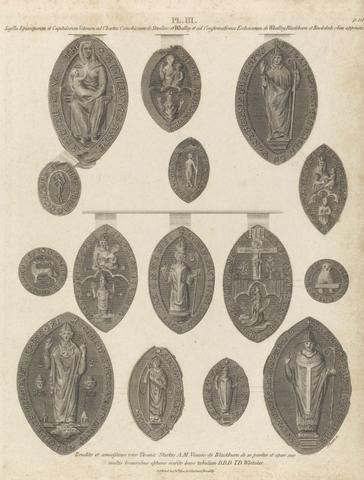 James Basire Seals of Whalley Abbey