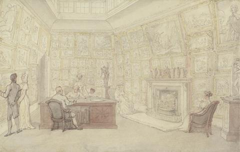 Thomas Rowlandson A Gentleman's Art Gallery