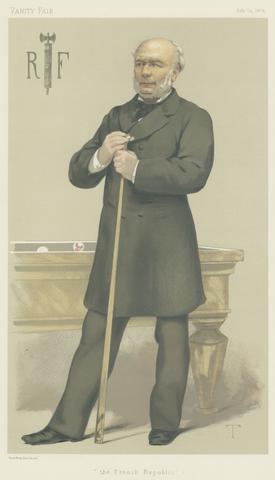 Theobald Chartran Vanity Fair: Sport, Miscellaneous Billiards; 'The French Republic', M. Jules Grevy, July 12, 1879