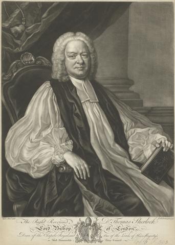 James McArdell Dr. Thomas Sherlock, Lord Bishop of London