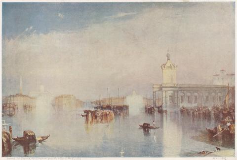 Joseph Mallord William Turner Venice, The Dogana, San Georgio, &c, From the Steps of the Europa