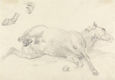 Sawrey Gilpin Study of a horse lying down