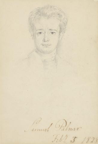 George Richmond Portrait of Samuel Palmer, February 5, 1828