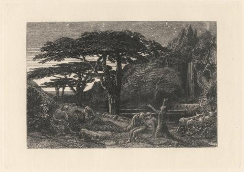 Samuel Palmer The Cypress Grove