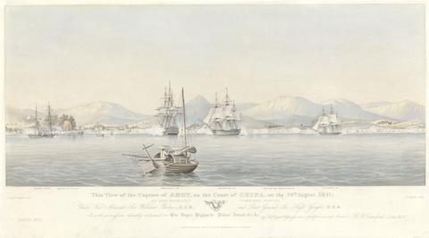 This View of the Capture of Amoy, on the Coast of China, on the 26th August, 1841