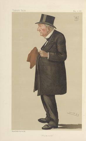 Leslie Matthew 'Spy' Ward Vanity Fair: Shipping Officials; 'Plymouth', Sir Edward Bates, May 12, 1888