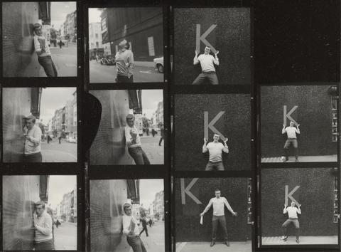Lewis Morley David Frost Contact Sheet