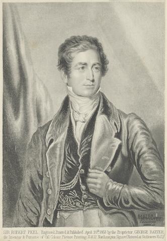 George Baxter Sir Robert Peel