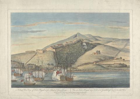 Peter P. Benazech A South West View of Fort Royal in the Island of Guadaloupe