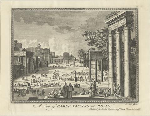 unknown artist A View of Campo Vaccino at Rome
