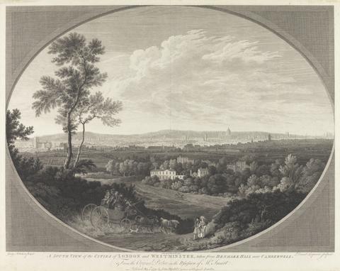 Daniel Lerpiniere A South View of the Cities of London and Westminster, taken from Denmark Hill near Camberwell