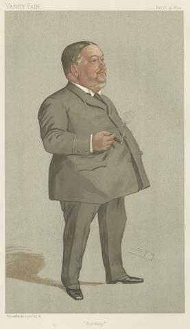 Leslie Matthew 'Spy' Ward Politicians - Vanity Fair - 'Burnley'. Mr. Jabez Spencer Balfour. March 19, 1892