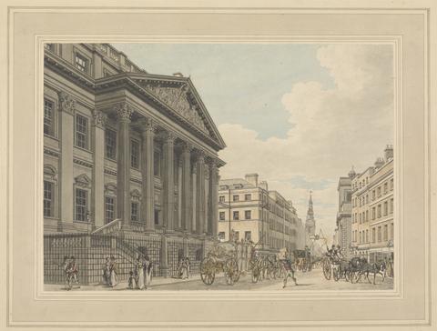 unknown artist The Mansion House from Cornhill