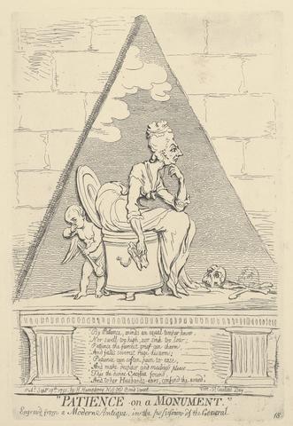 James Gillray Patience on a Monument