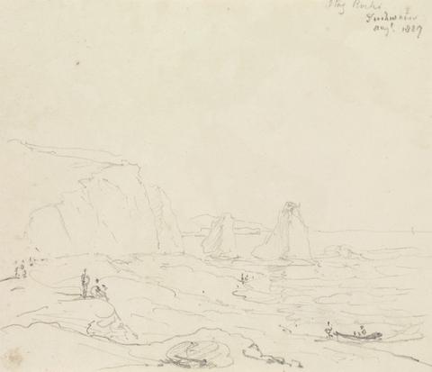 Capt. Thomas Hastings Stag Rocks, Freshwater, August 1827