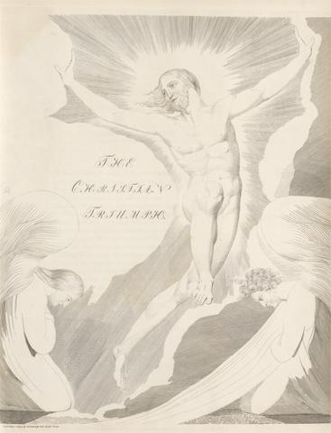 William Blake Plate 31 (page 65): [Night the Fourth] 'THE/ CHRISTIAN/ TRIUMPH'