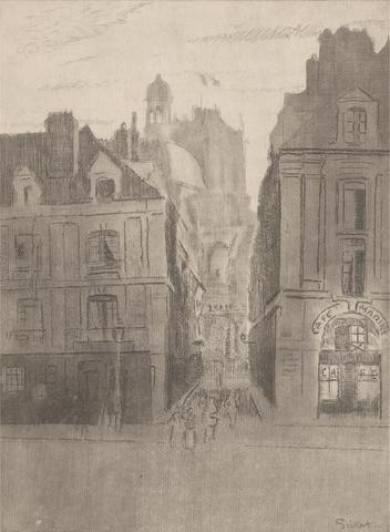 Walter Richard Sickert Dieppe, La Rue Notre Dame