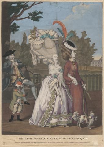 unknown artist The Fashionable Dresses for the Year, 1776