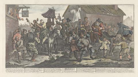 Large Illustrations to Samuel Butler's Hudibras: Hudibras and the Skimmington (no.12)