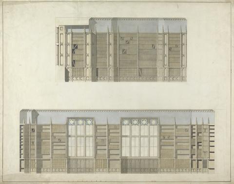 James Paine Design for the Gothic Library at Felbrigg Hall in Norfolk