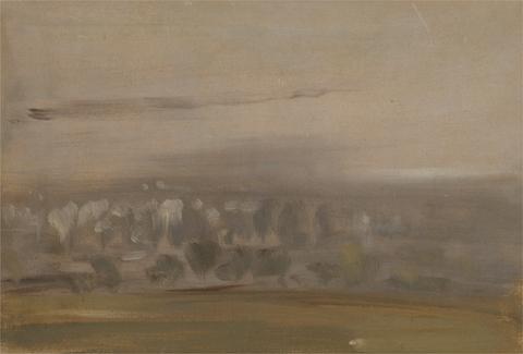 unknown artist Landscape with Trees on a Slope