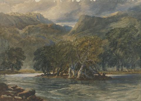 David Cox On the Conway River, North Wales